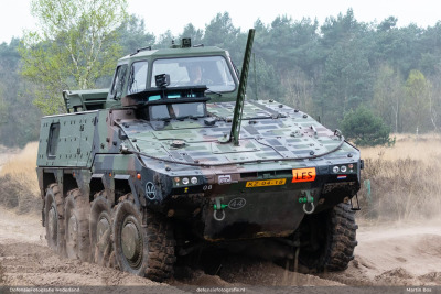 Boxer Les op Oefenterrein Oirschot