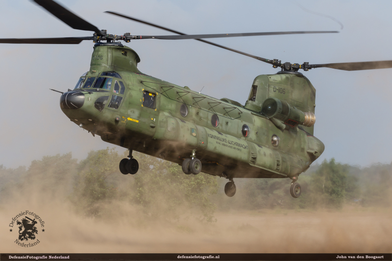 Chinook CH47-D brownout