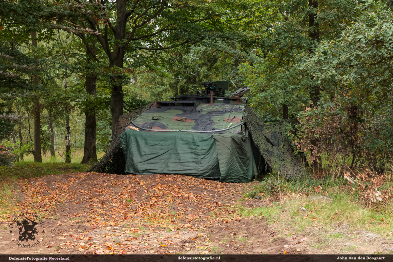Statisch kort camouflage