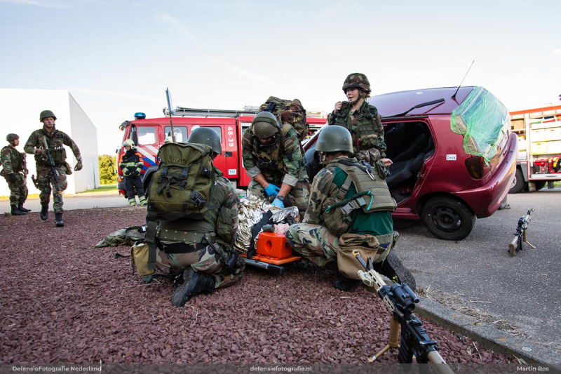 Gecombineerde oefening met brandweerkorpsen Schouwen-Duiveland