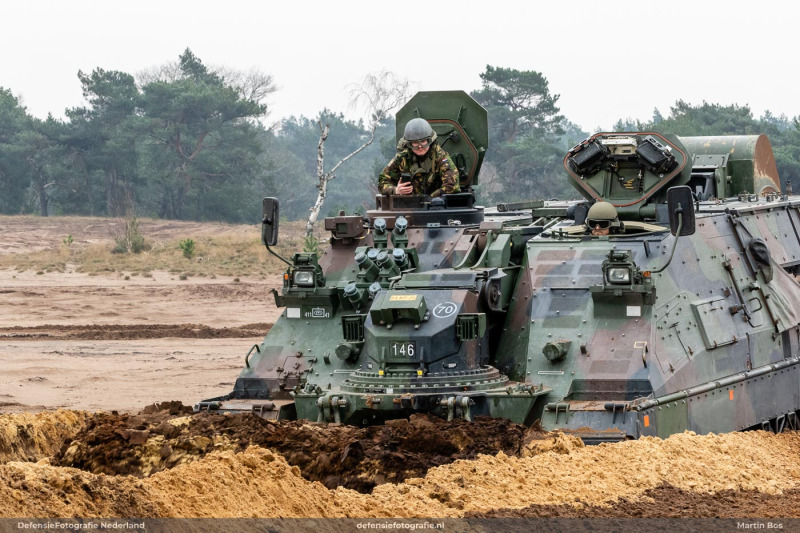 Dozer in actie
