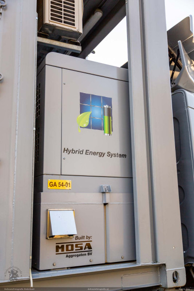 Volvo FE 320 met hybride energieinstallatie van Mosa Aggregaten