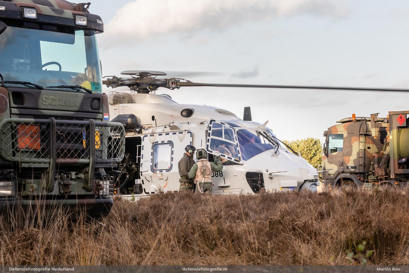 Laatste afstemming van met de piloot van de NH90