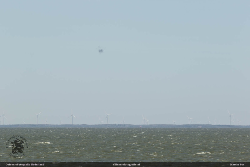 Detonatie boven het IJsselmeer