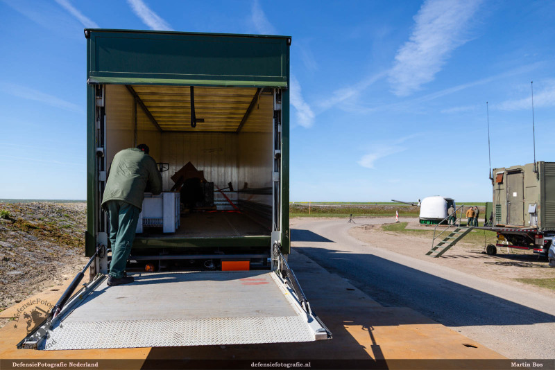 Vrachtwagen munitietransport