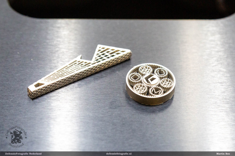 Voorbeeld van de 3D lasertechniek van One Print Metal