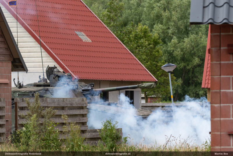 Onder dekking van rook