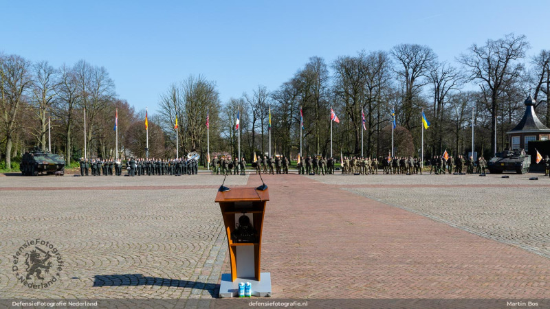 Overzicht paradeplein