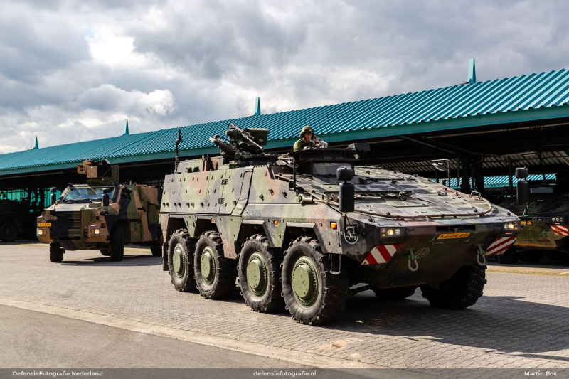 Oprijden Boxer en Bushmaster