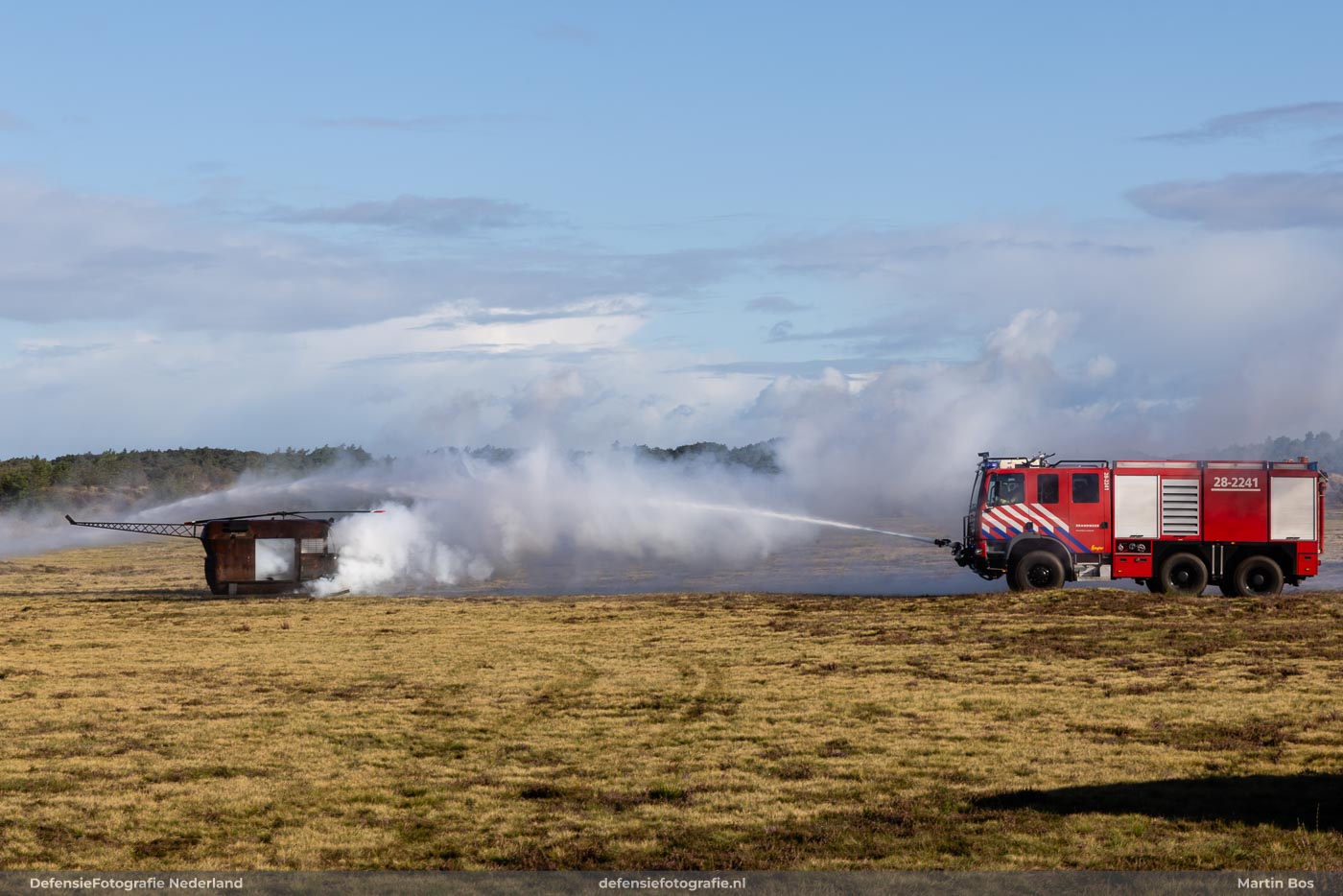 Brand blussen op Harskamp