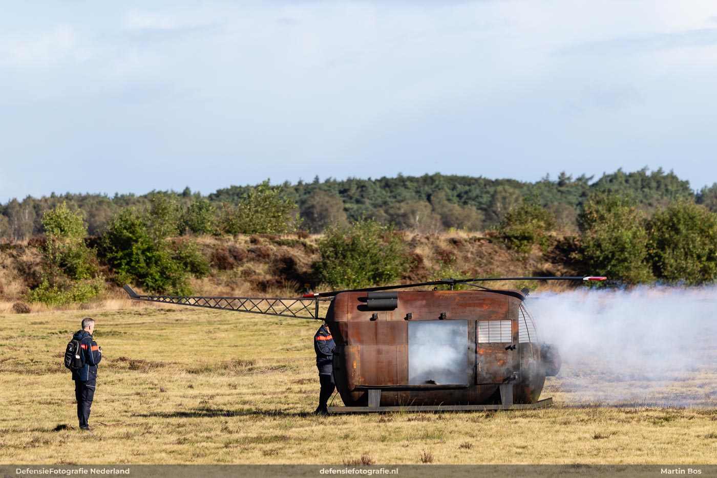 Brand blussen op Harskamp
