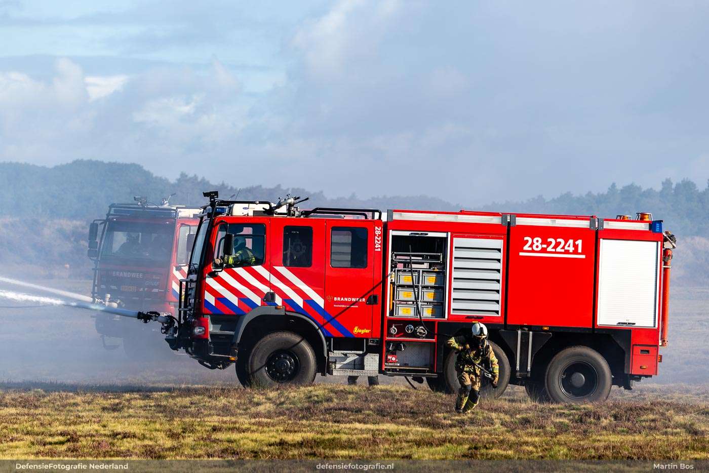 Brand blussen op Harskamp