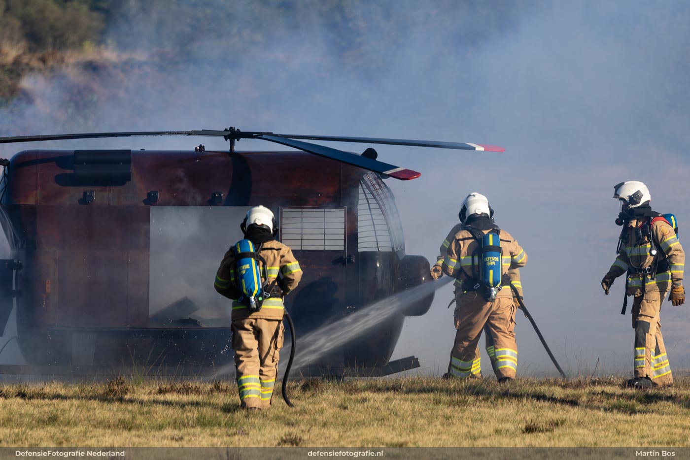 Brand blussen op Harskamp