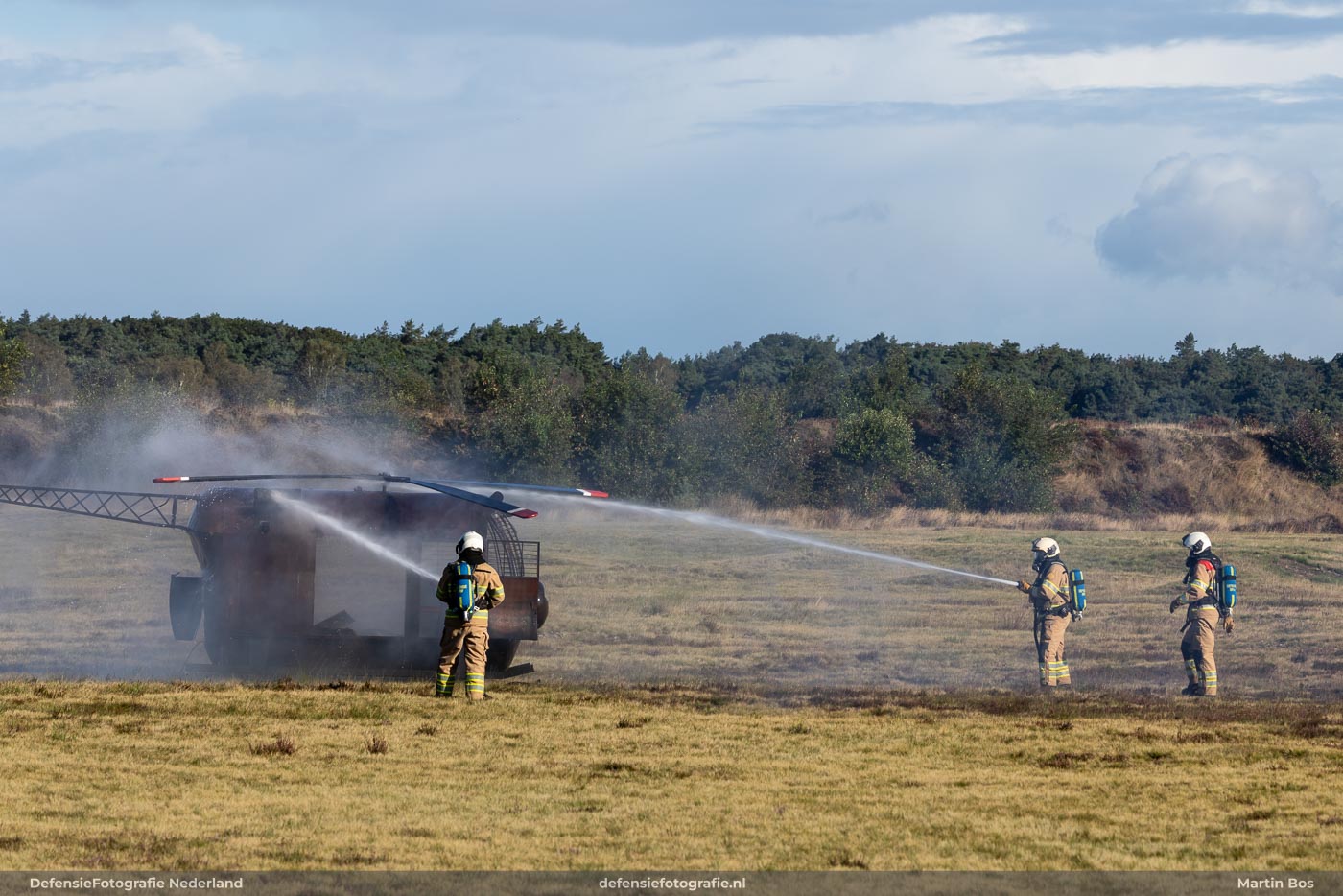 Brand blussen op Harskamp