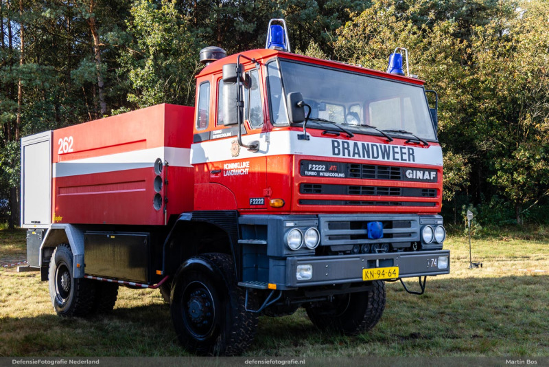 Ginaf F2222 brandweervoertuig ISK Harskamp