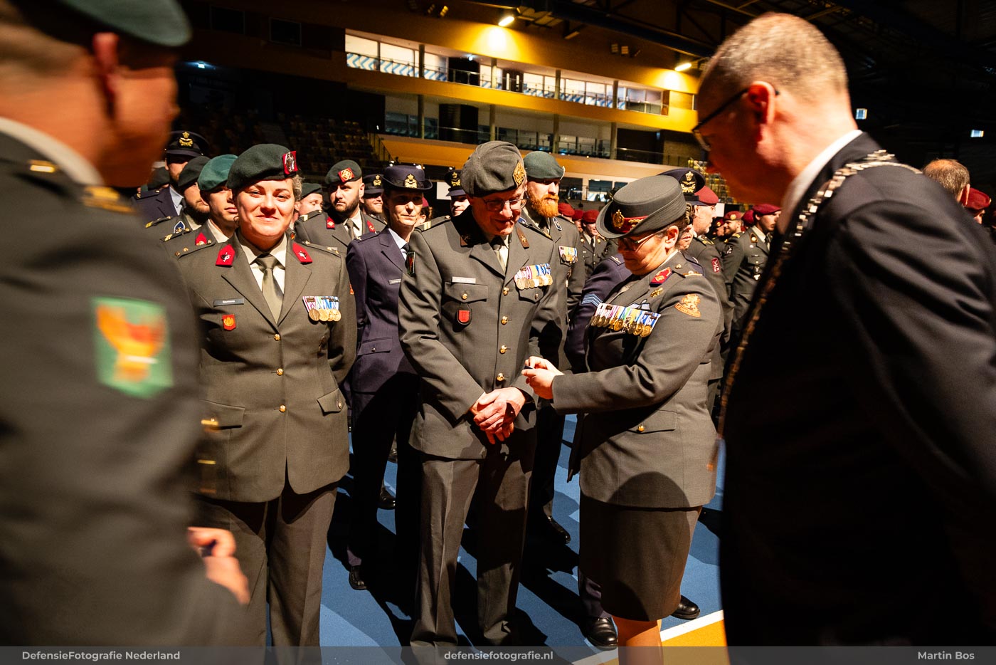Uitreiking Herinneringsmedaille Internationale Missies