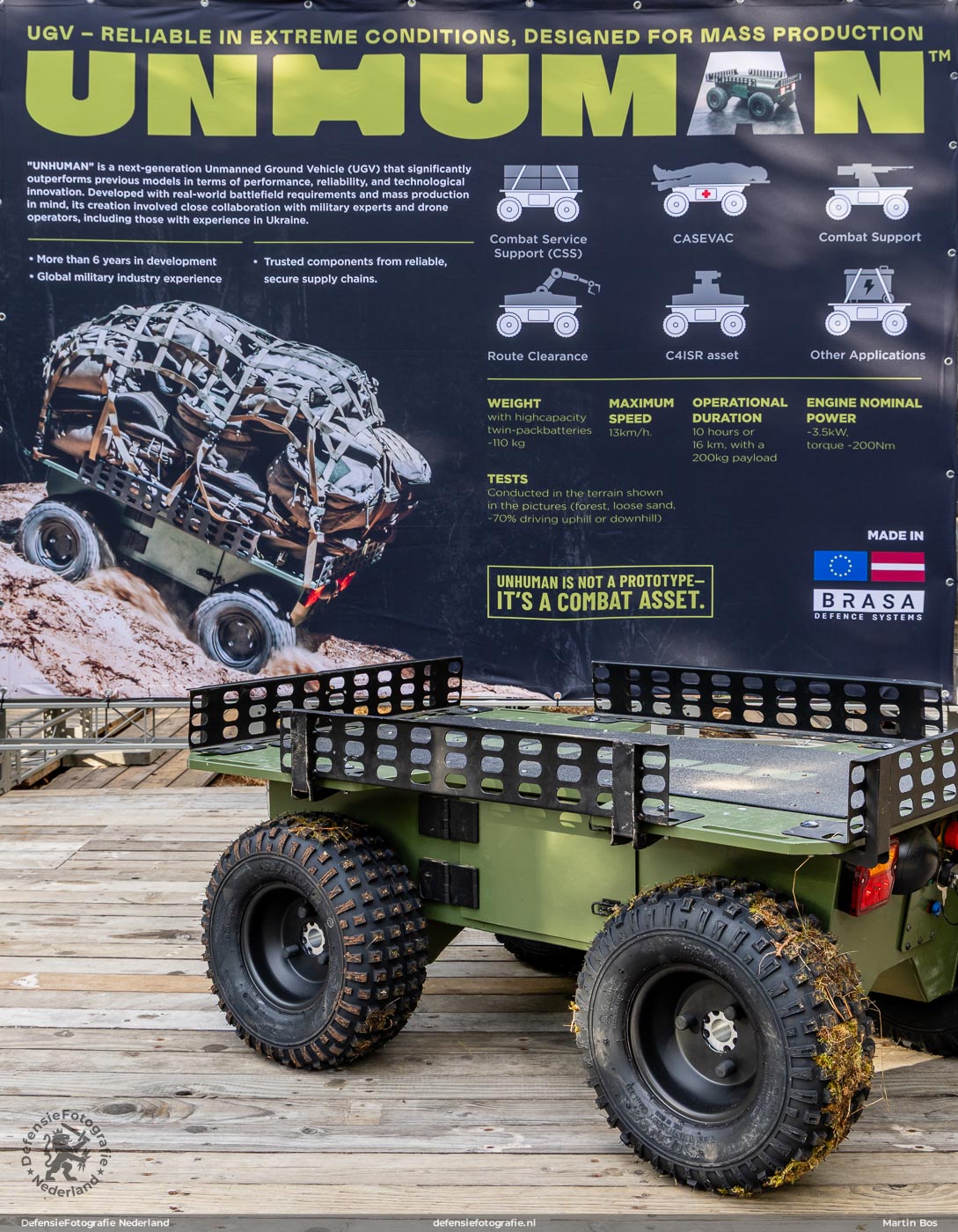 Brasa Unhuman, een nieuwe Unmanned Ground Vehicle - DefensieFotografie
