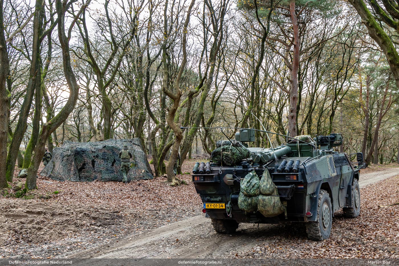 Fennek met en zonder draperie