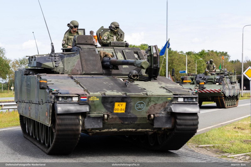 CV90 onderweg