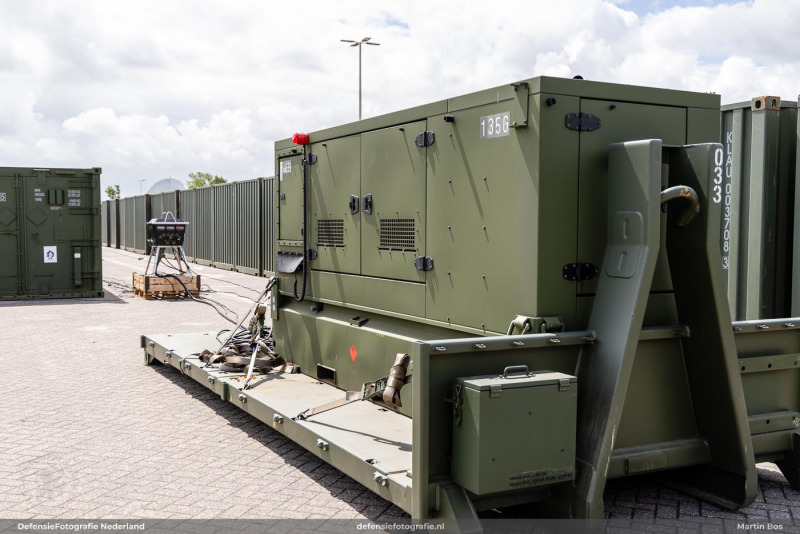 Aggregaat op flatrack