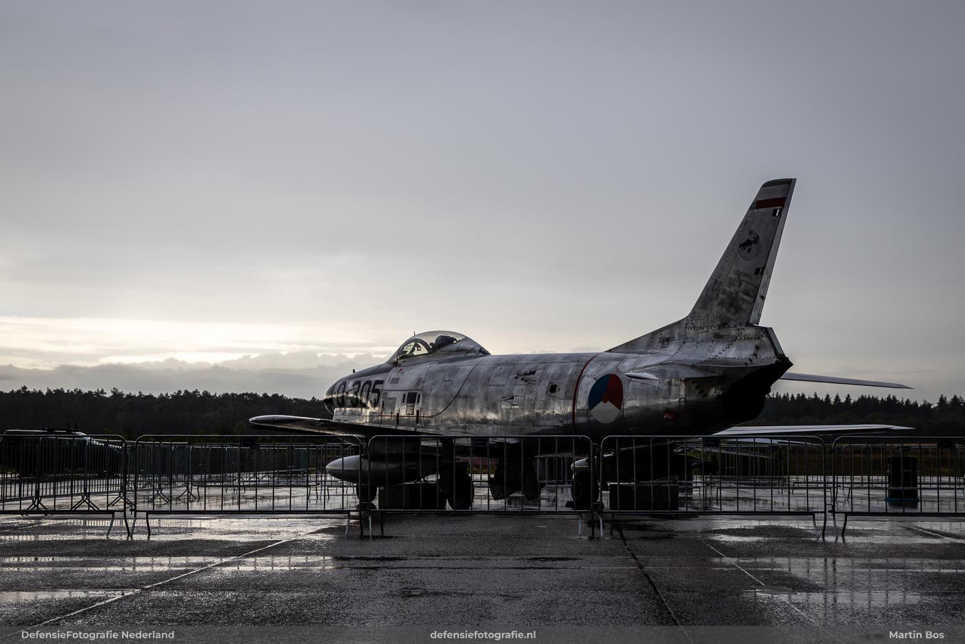 North American F-86K Sabre na een bui