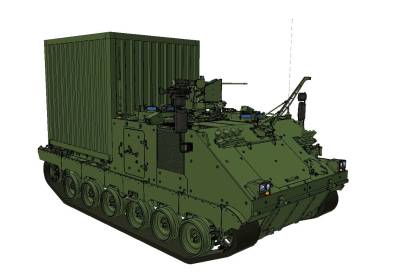 ACSV G5 met 10ft container (afbeelding FFG) ACSV G5 met 10ft container (afbeelding FFG)