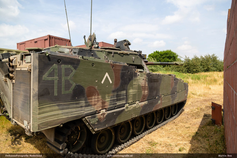 CV90 bij oefening Urban Phoenix in Marnewaard