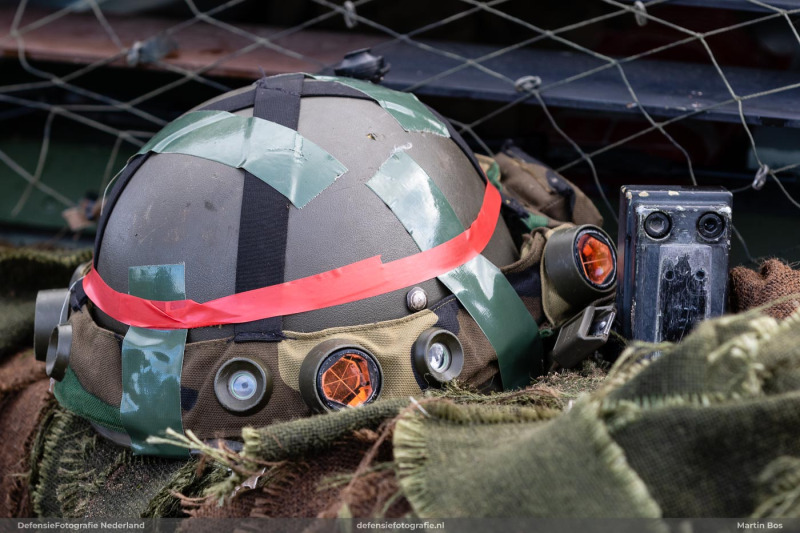 Helm met MCTC-systeem-sensoren