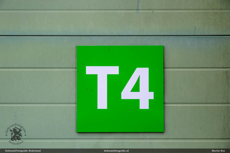 Moderne nummering op Loods T4