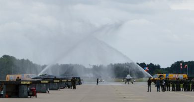 Water-welkom taskforce F-16
