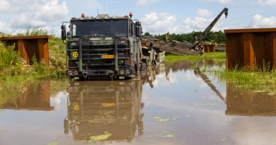 DAF in het water