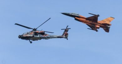 F-16 en Apache demo