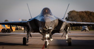First Aircraft Arrival F-35