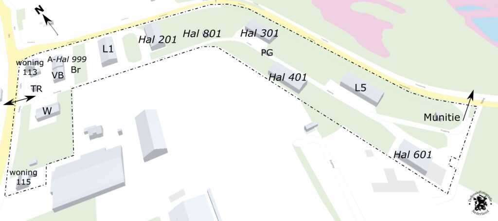 Plattegrond en gebouwnummers Nieuw Loosdrecht