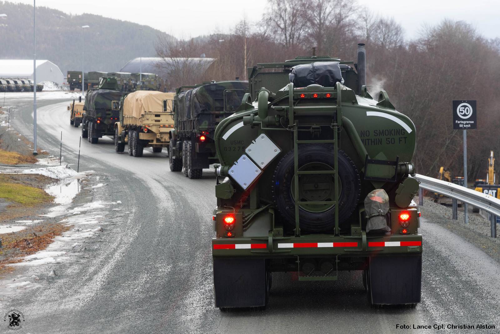 Konvooi Steadfast Defender in Noorwegen