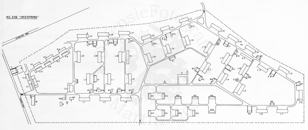 Plattegrond (tekening) MOB-complex Ede Driesprong