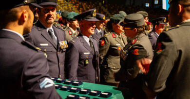 Militairen krijgen een medaille