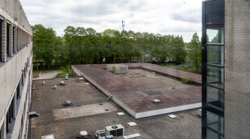 De bunker van boven gezien