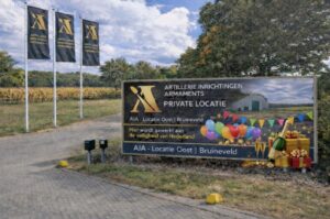 Banieren en vlaggen met logo AI Armaments
