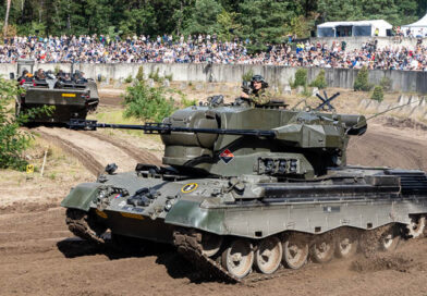 Een PRTL tank tegen luchtdoelen voor het publiek van het Zomeroffensief 2026