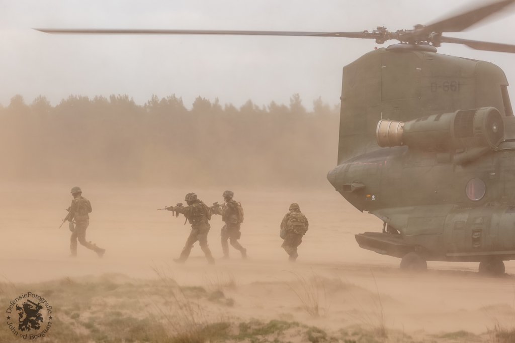 Uitstijgen Chinook