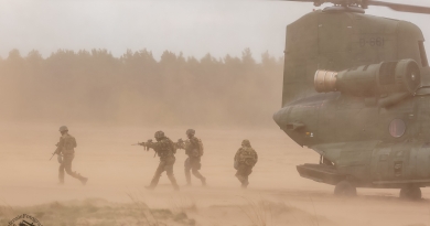 Uitstijgen Chinook